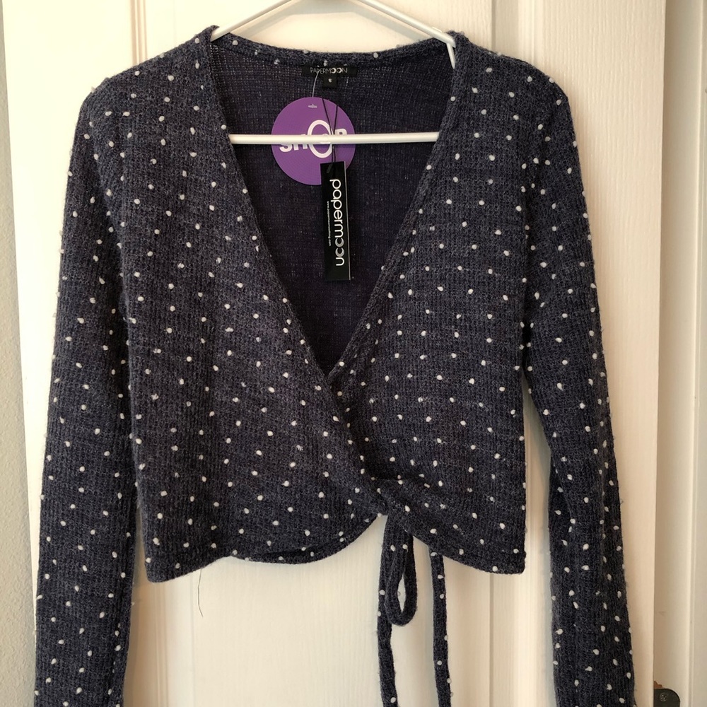 Cropped Wrap Top